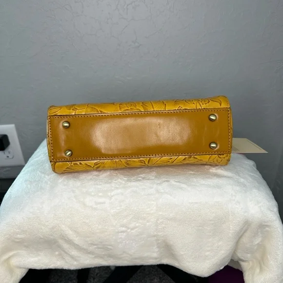 Patricia Nash Mustard Floral Embossed - Picture 9 of 13